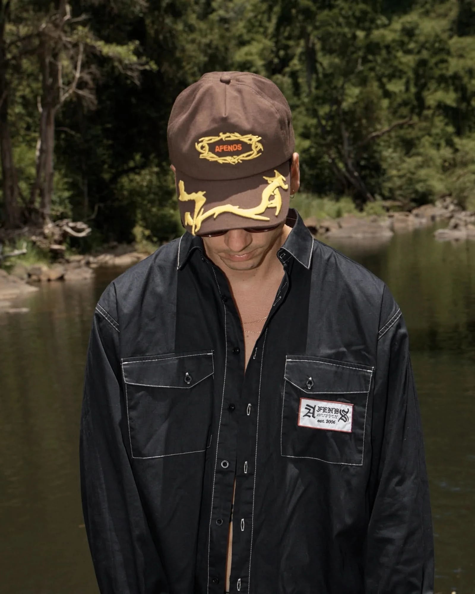 Afends Rocked Five Panel Cap - Gallery Streetwear