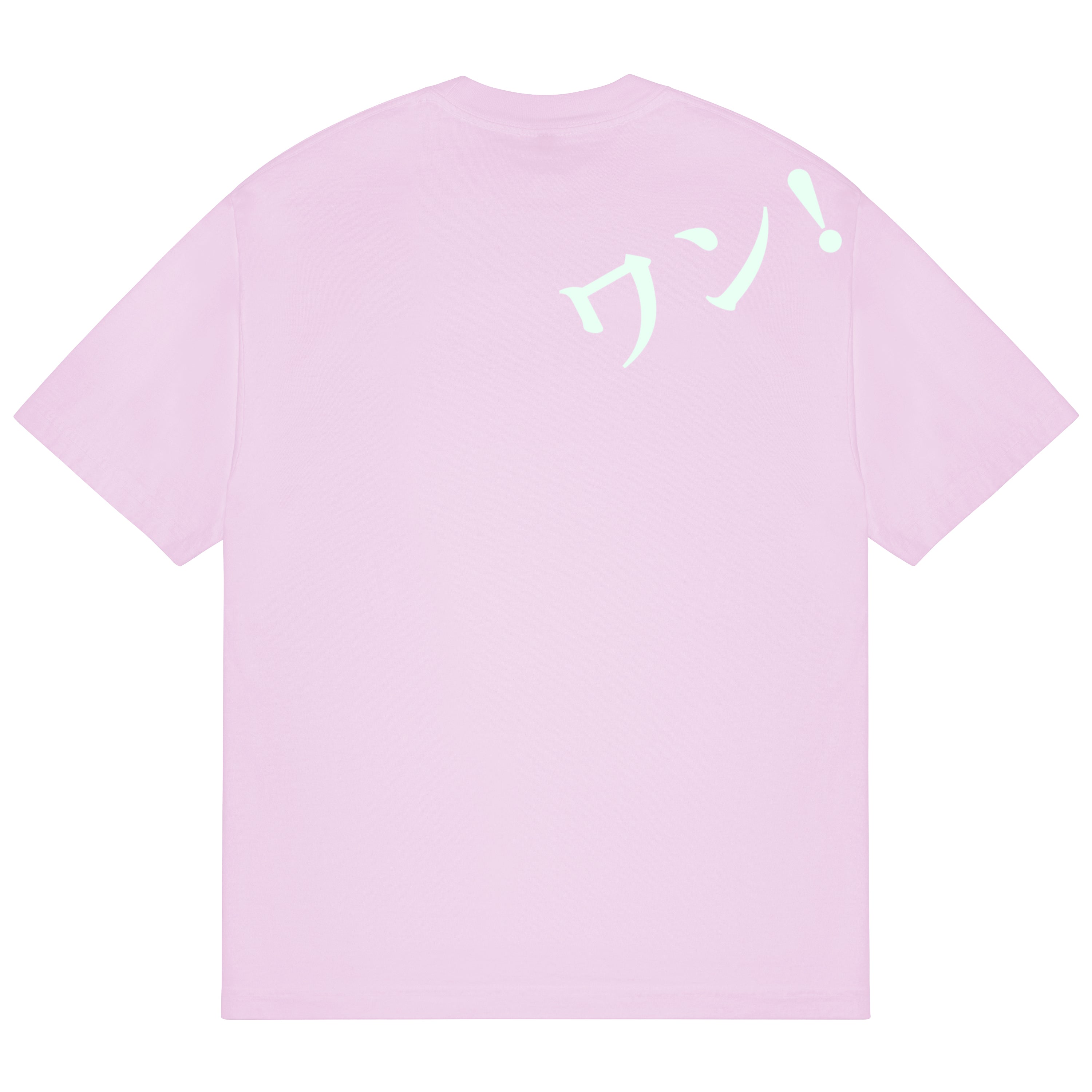 b.Eautiful Wan T-Shirt in pink, back graphic