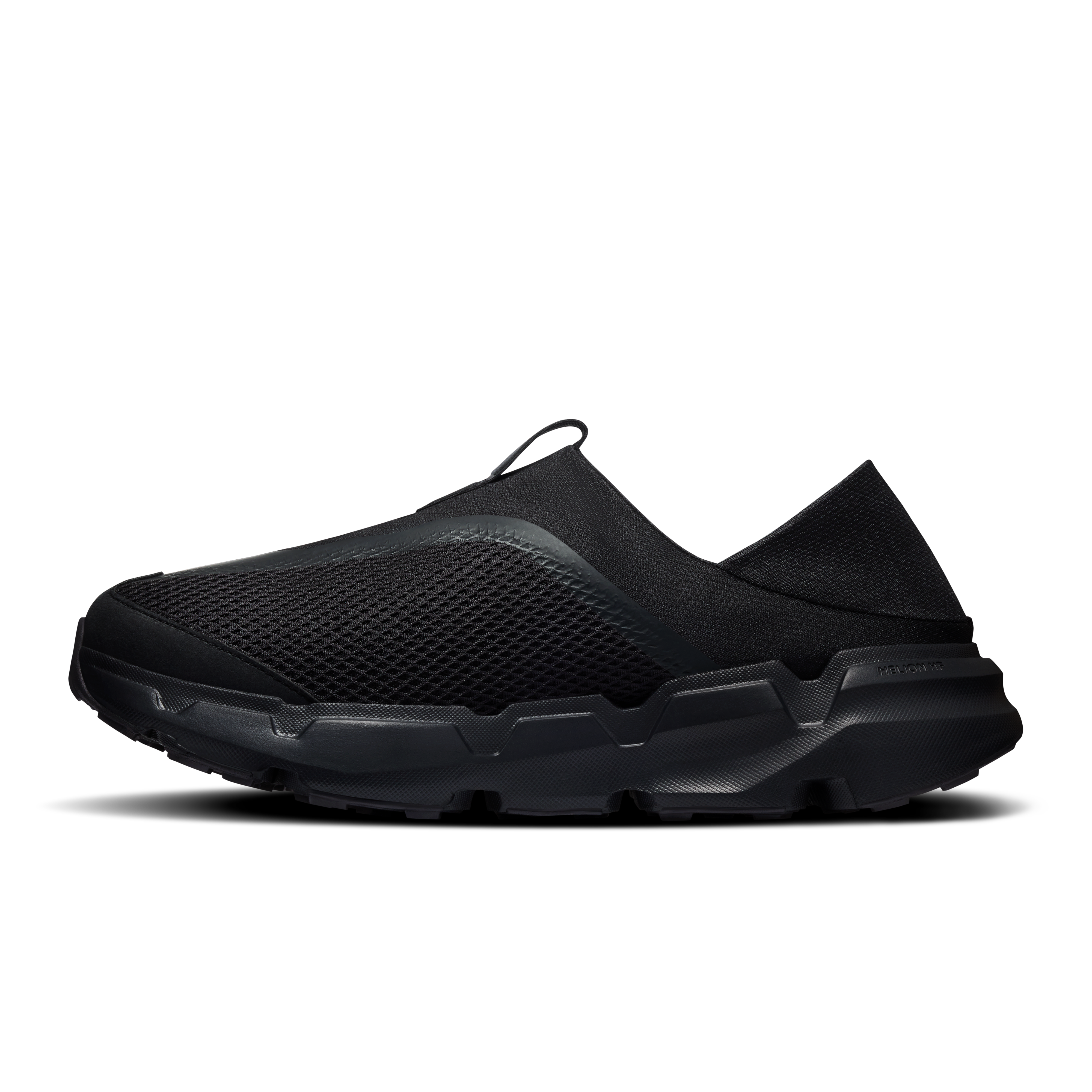 On Cloudsoma Moc men's black, heel and collar detail