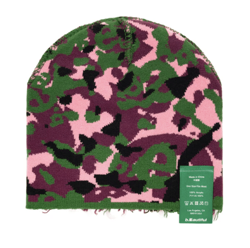 b.Eautiful b.e Camo Beanie - Gallery Streetwear