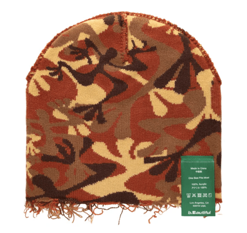 b.Eautiful b.e Camo Beanie - Gallery Streetwear