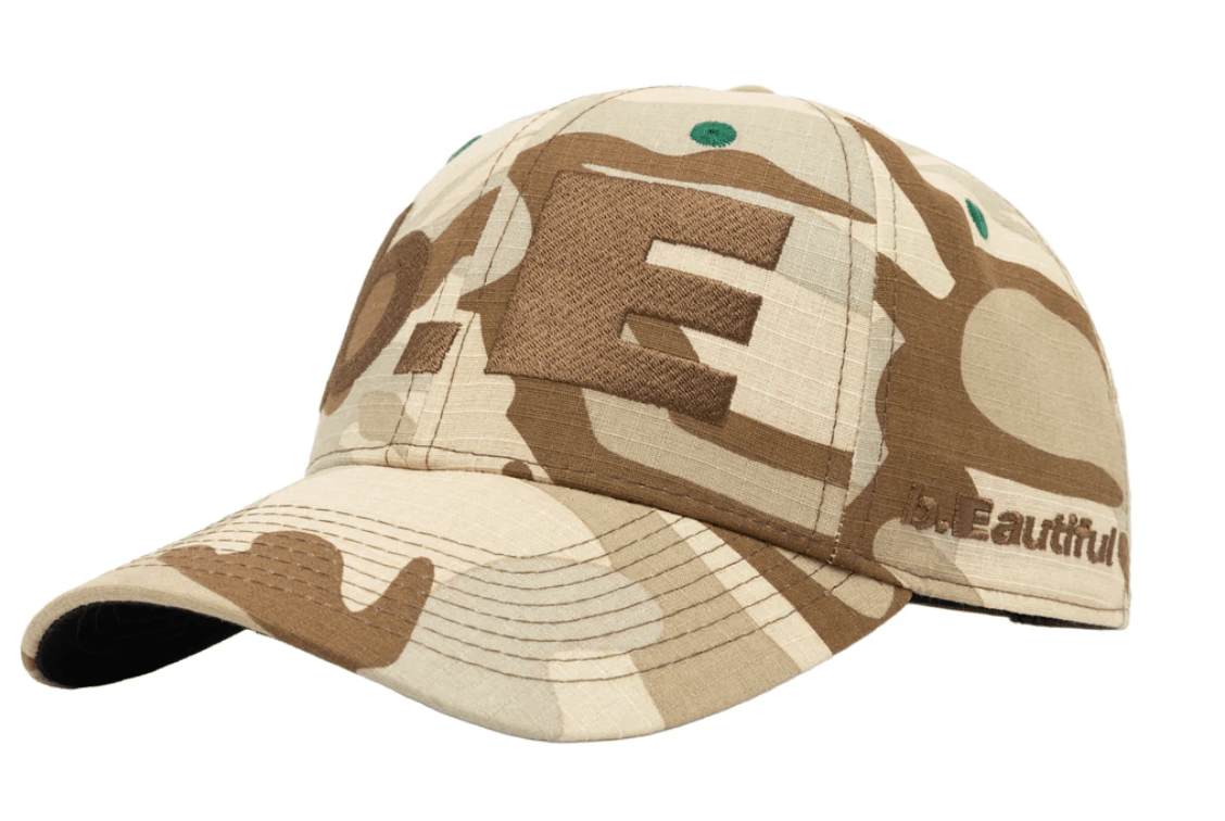 b.Eautiful b.E Hat - Sand Camo / Brown - Gallery Streetwear