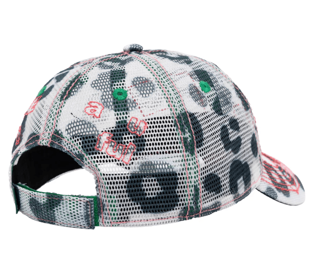 b.Eautiful Vapor 6 Panel Hat - White Leopard - Gallery Streetwear