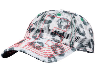 b.Eautiful Vapor 6 Panel Hat – White Leopard