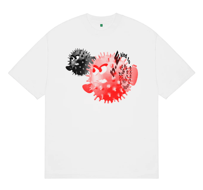 b.Eautiful x LTTT Puffy Fish T-shirt