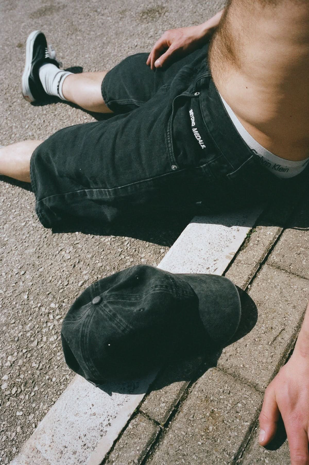 Beyond Medals Jeans Shorts - Black - Gallery Streetwear