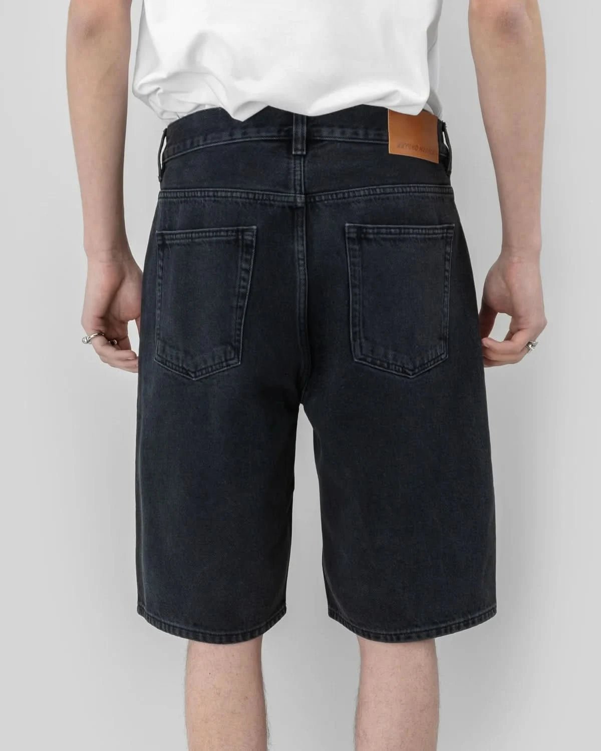 Beyond Medals Jeans Shorts - Black - Gallery Streetwear