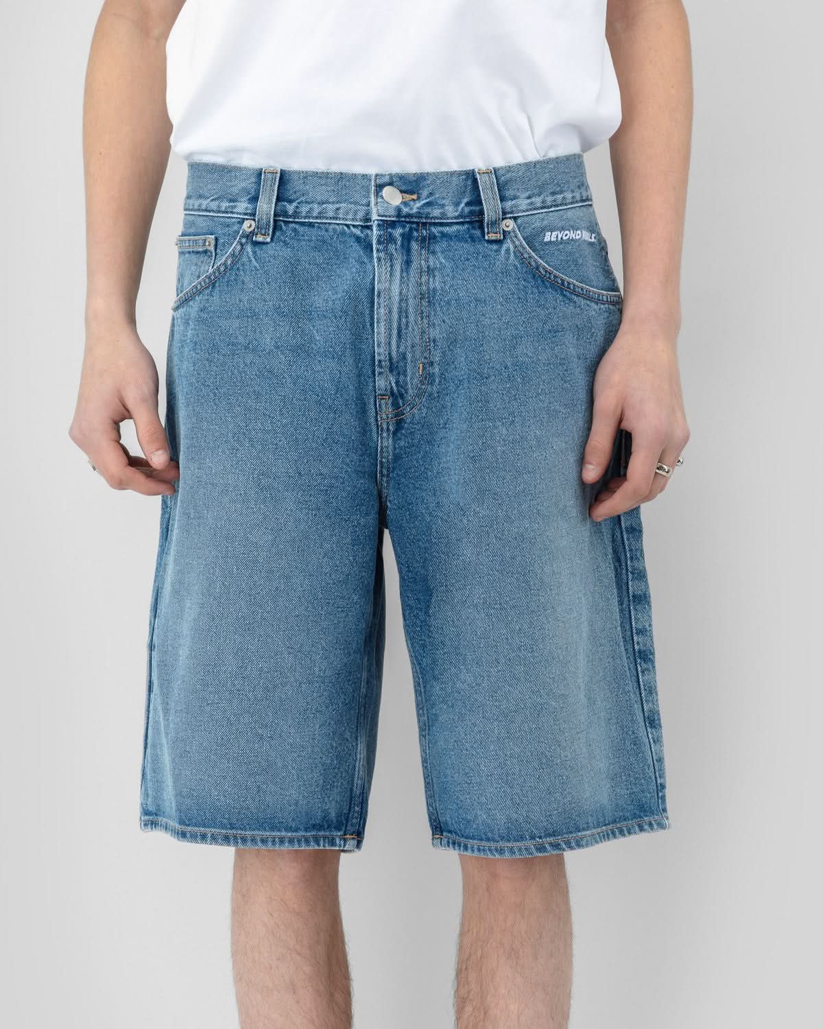 Beyond Medals Jeans Shorts - Blue - Gallery Streetwear