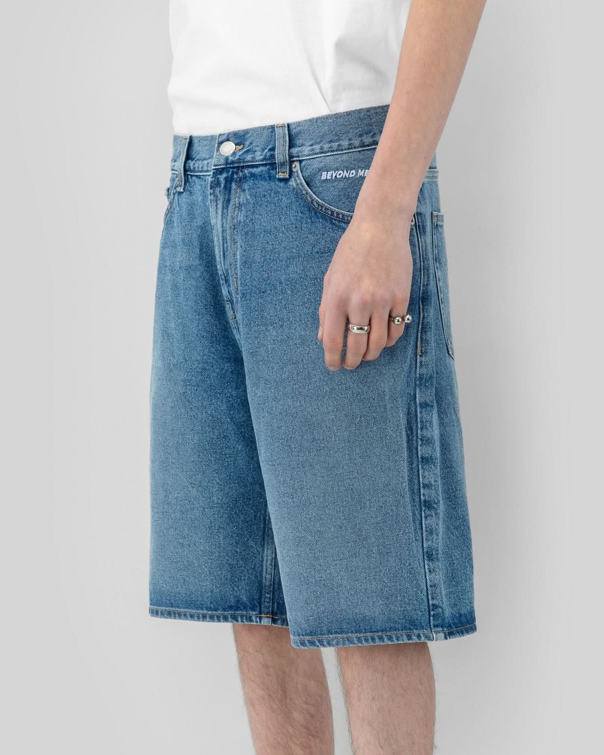 Beyond Medals Jeans Shorts - Blue - Gallery Streetwear