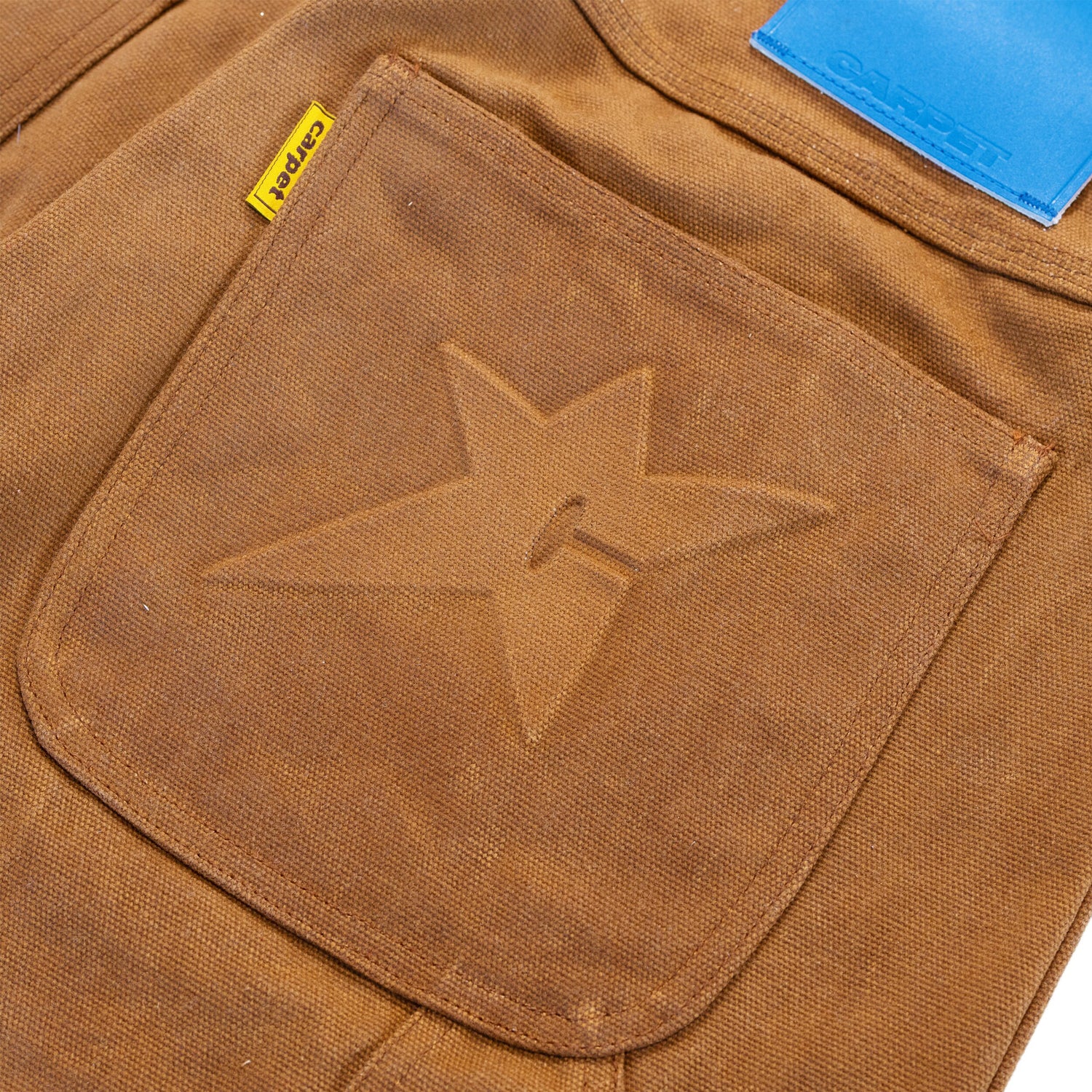 Carpet Company Waxed Canvas Work Pants Brown