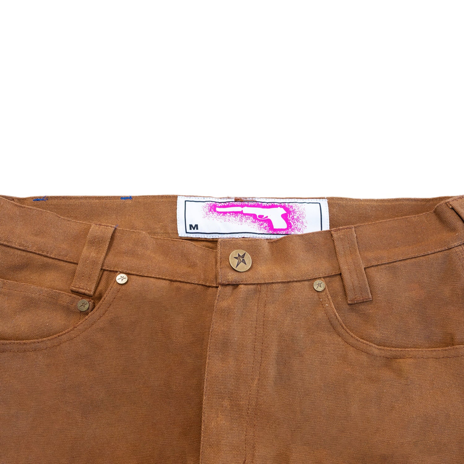 Carpet Company Waxed Canvas Work Pants Brown