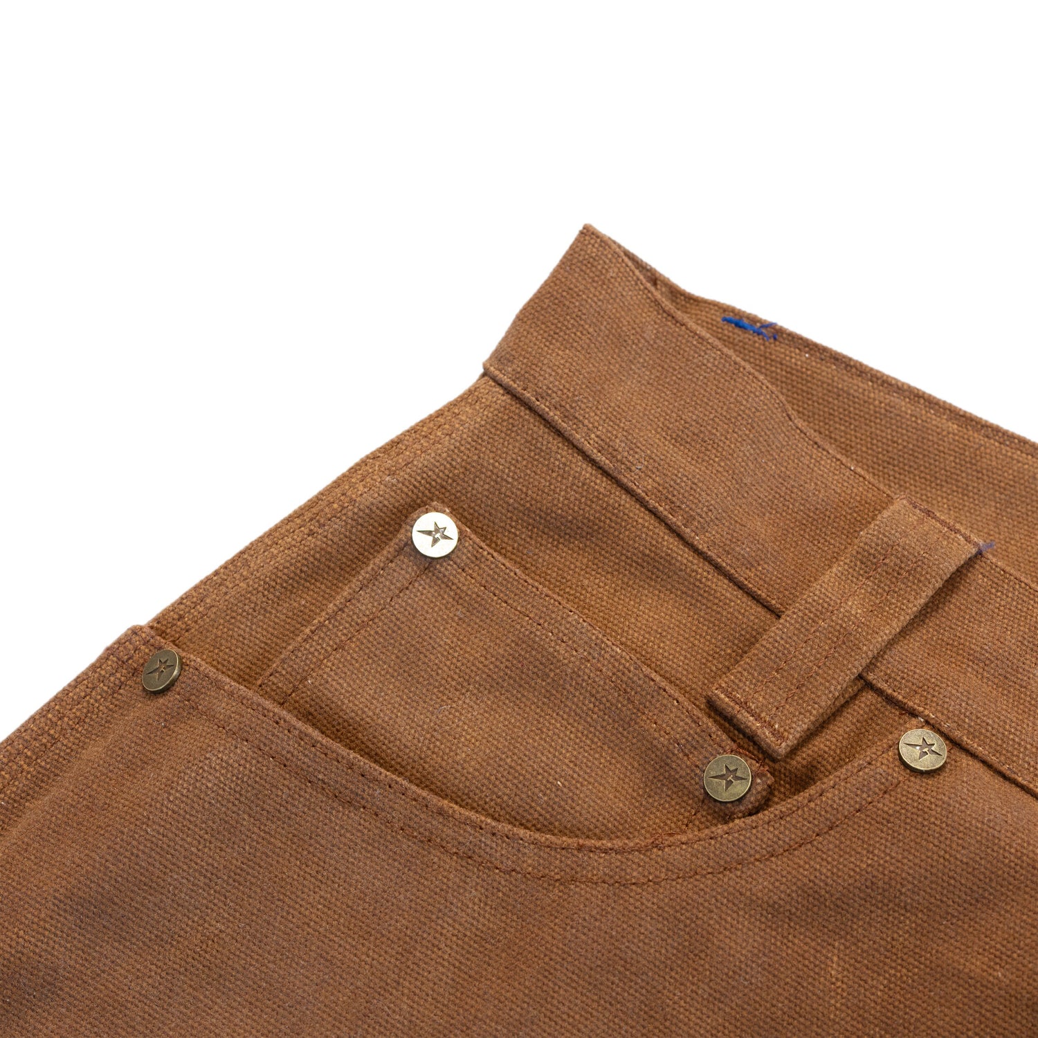 Carpet Company Waxed Canvas Work Pants Brown