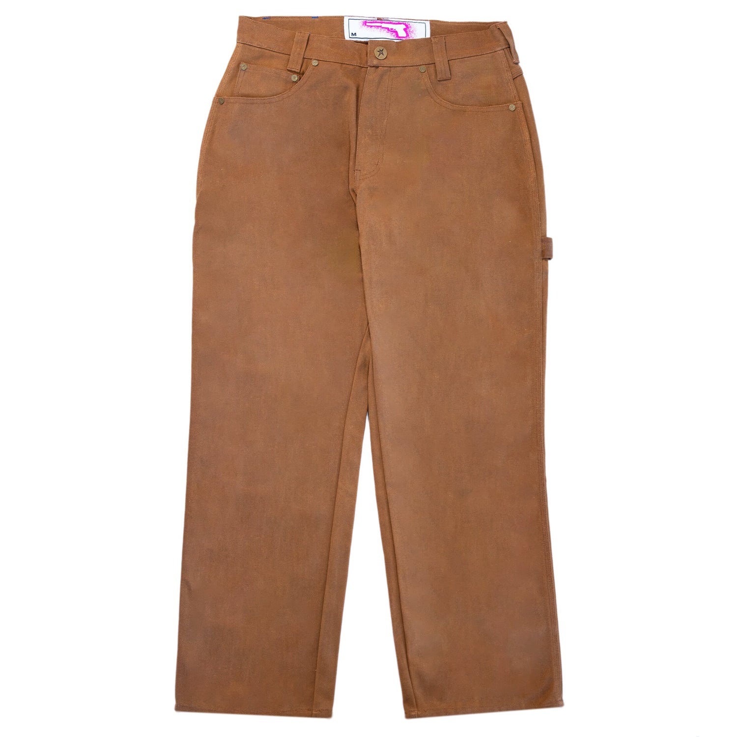 Carpet Company Waxed Canvas Work Pants Brown