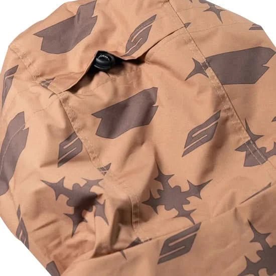 BS Rabbit JS Cut Panel Hooded Jacket – Brown - Gallery Streetwear