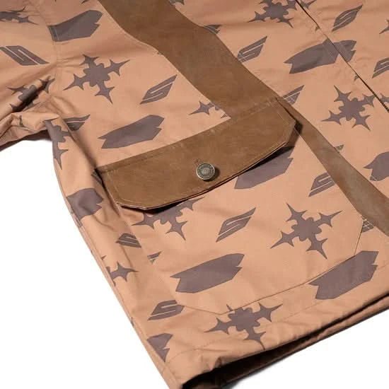 BS Rabbit JS Cut Panel Hooded Jacket – Brown - Gallery Streetwear