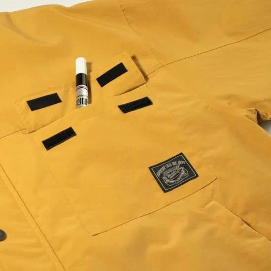 BS Rabbit Pocket Ridge Hooded Jacket – Mustard - Gallery Streetwear