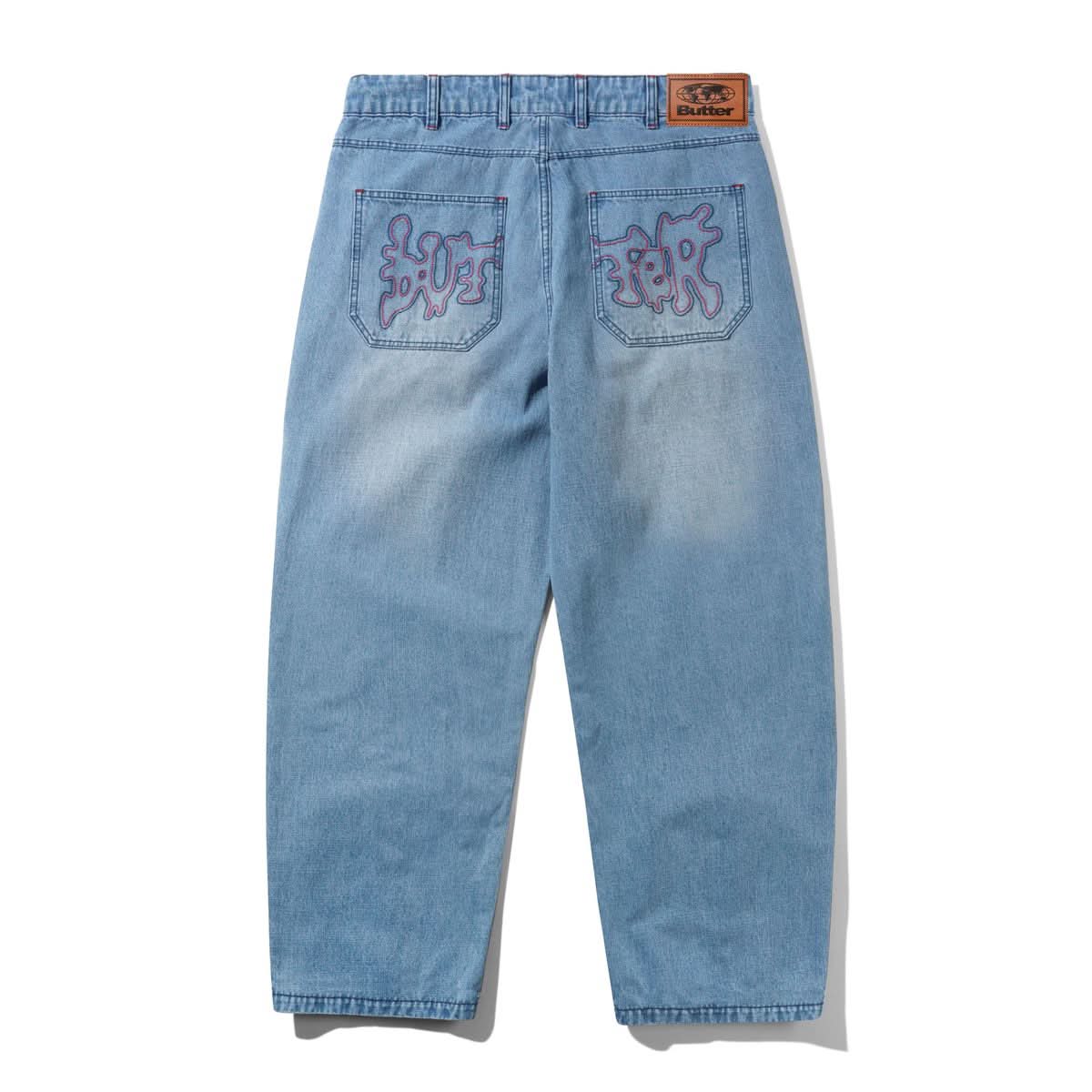 Butter Goods Blotch Denim Jeans – Blue - Gallery Streetwear