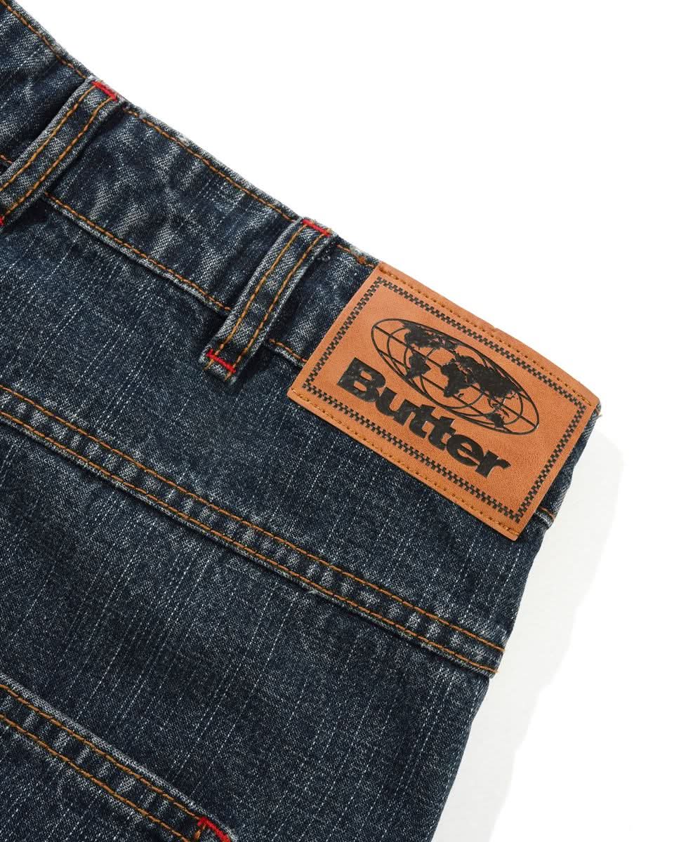 Butter Goods Blotch Denim Jeans – Streaky Navy - Gallery Streetwear