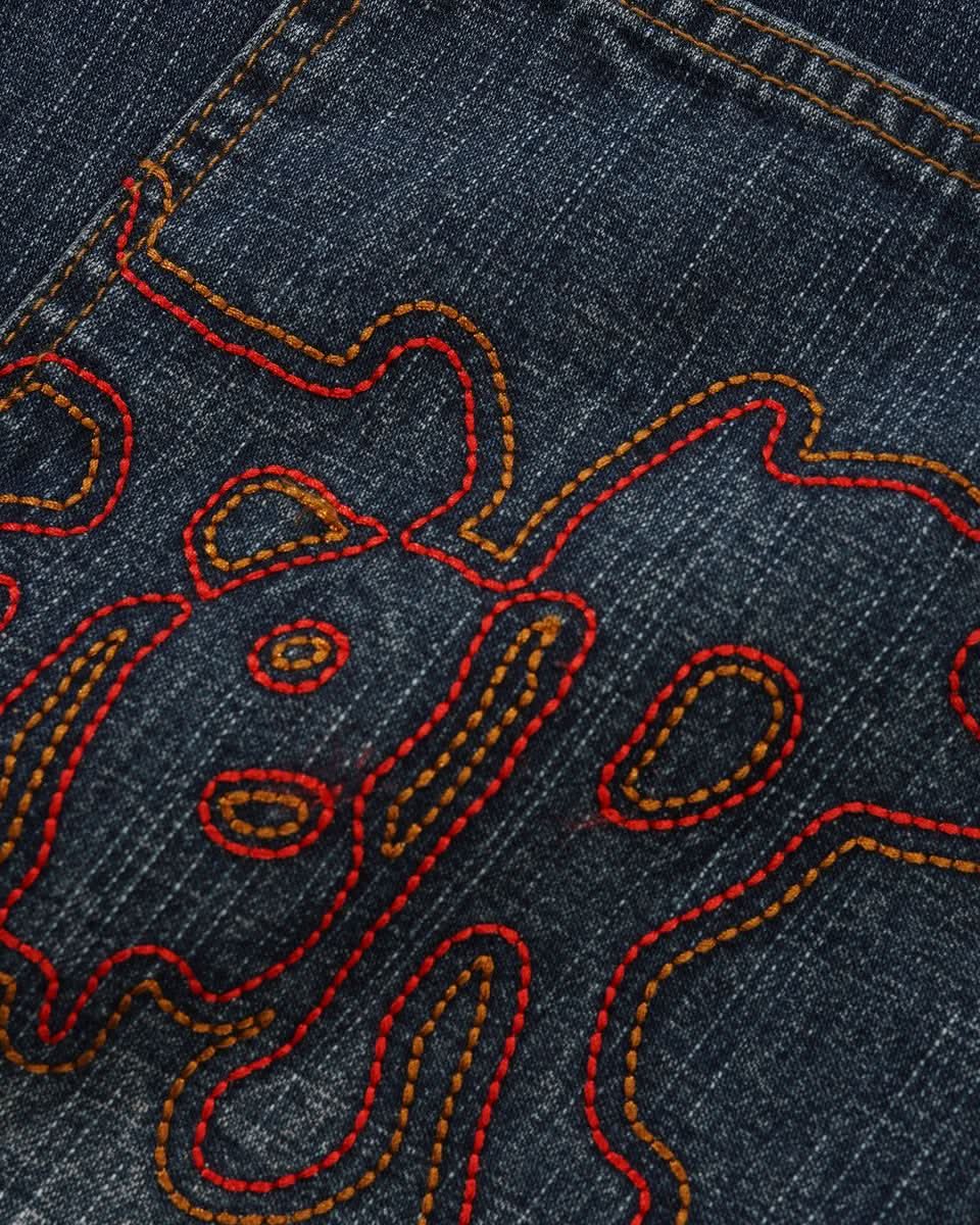 Butter Goods Blotch Denim Jeans – Streaky Navy - Gallery Streetwear