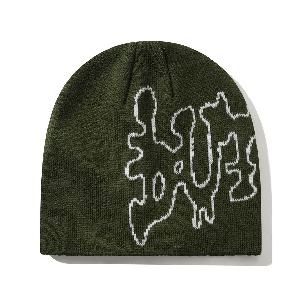 Butter Goods Blotch Skully Beanie - Gallery Streetwear