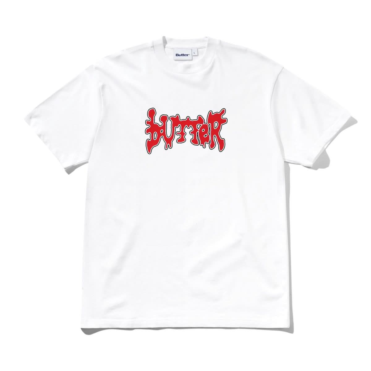 Butter Goods Blotch Tee – White - Gallery Streetwear