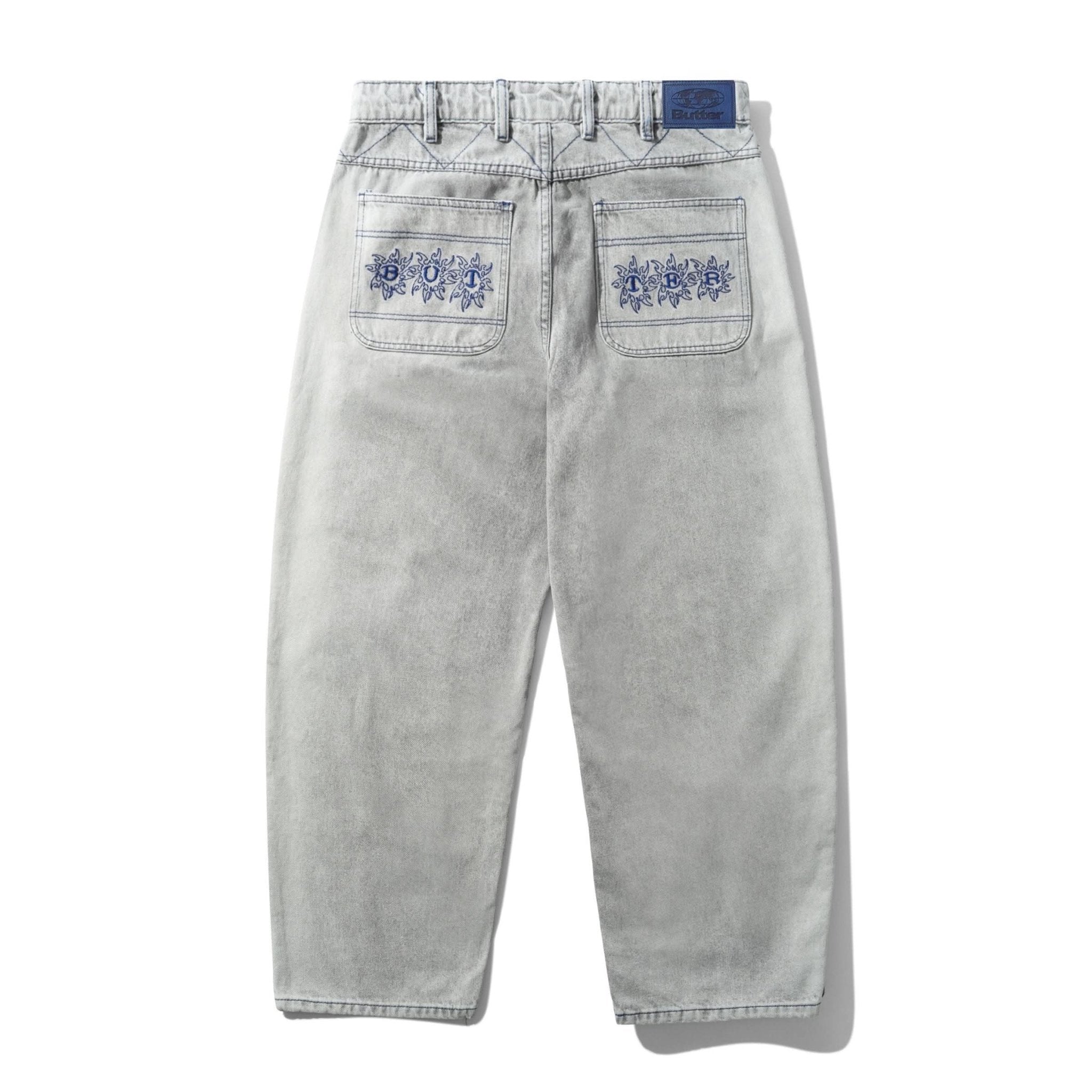 Butter Goods Bronco Denim Jeans – Washed Grey - Gallery Streetwear