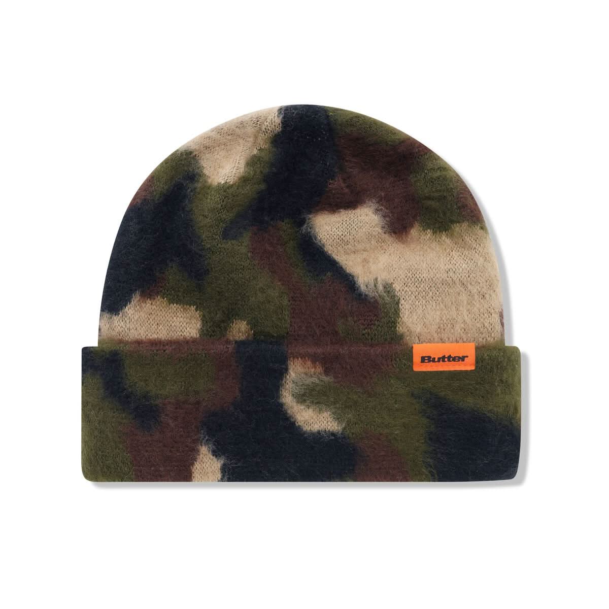 Butter Goods Mohair Camo Cuff Beanie - Gallery Streetwear