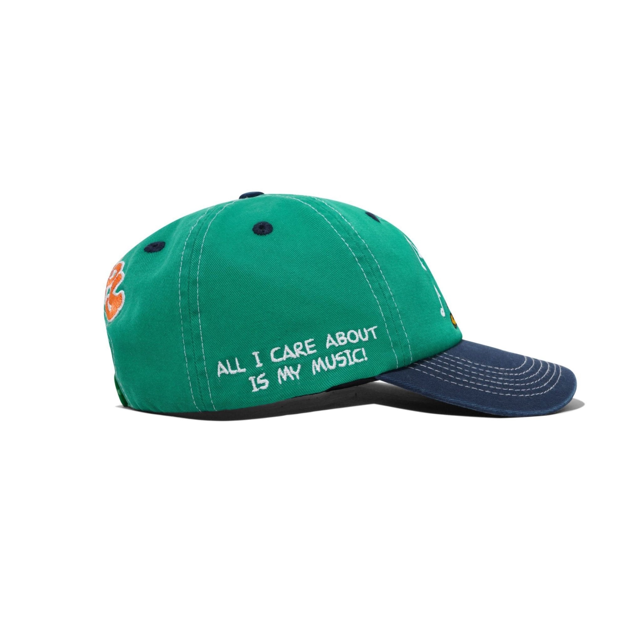 Butter Goods Music Snapback Cap - Green / Navy - Gallery Streetwear