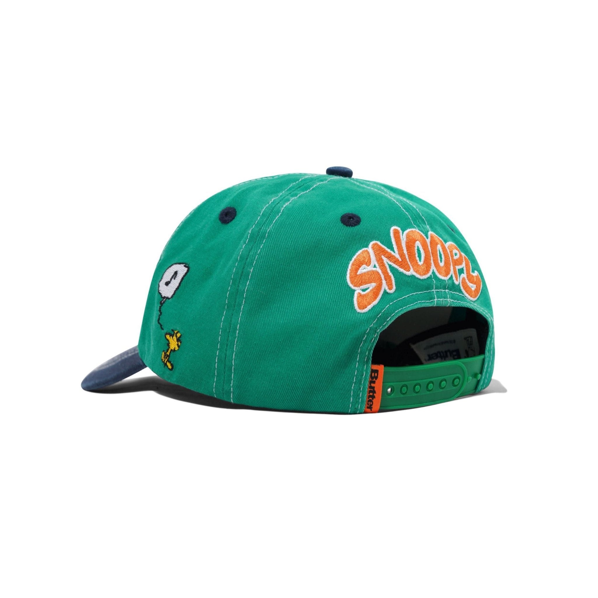 Butter Goods Music Snapback Cap - Green / Navy - Gallery Streetwear