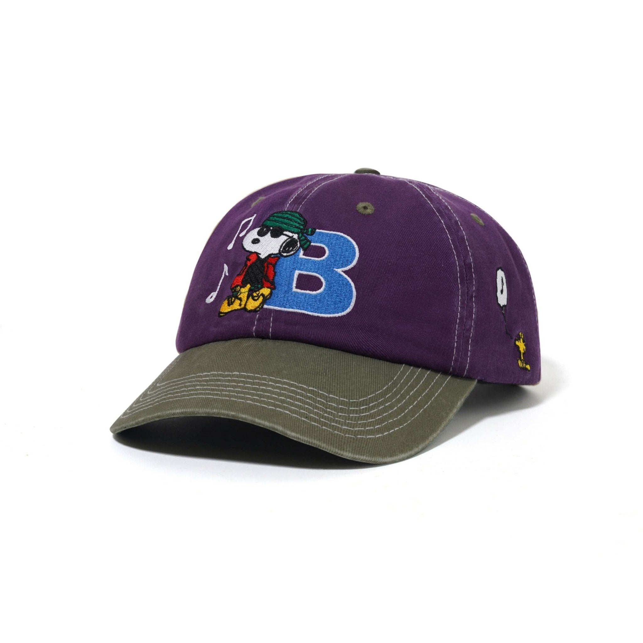 Butter Goods Music Snapback Cap - Washed Purple - Gallery Streetwear