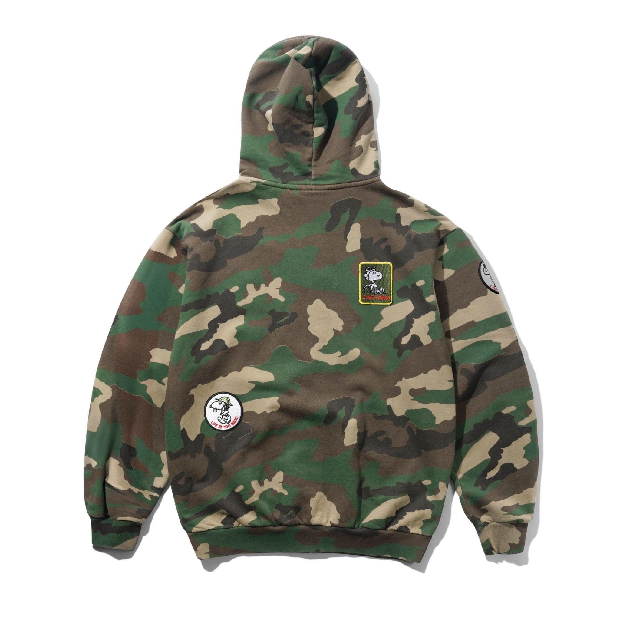 Butter Goods Patches Zip - Thru Hoodie - Camo - Gallery Streetwear