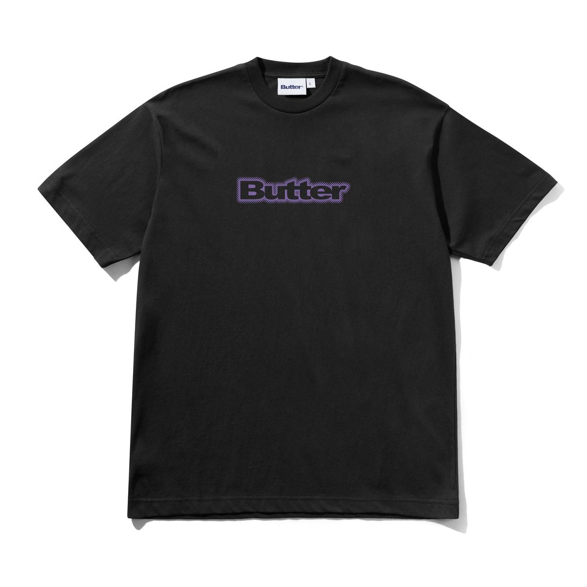 Butter Goods Radiant Logo Tee (Black) - Gallery Streetwear