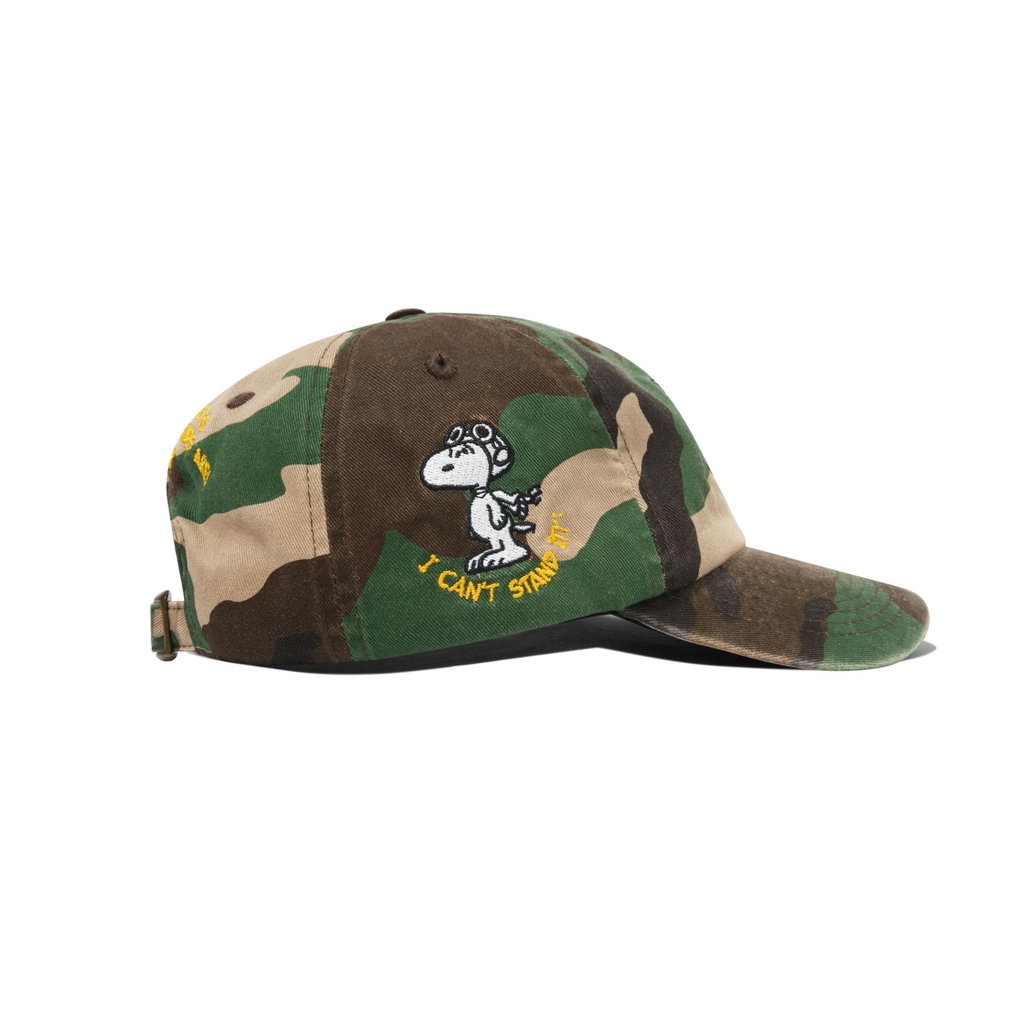 Butter Goods Rats 6 Panel Cap - Washed Camo - Gallery Streetwear