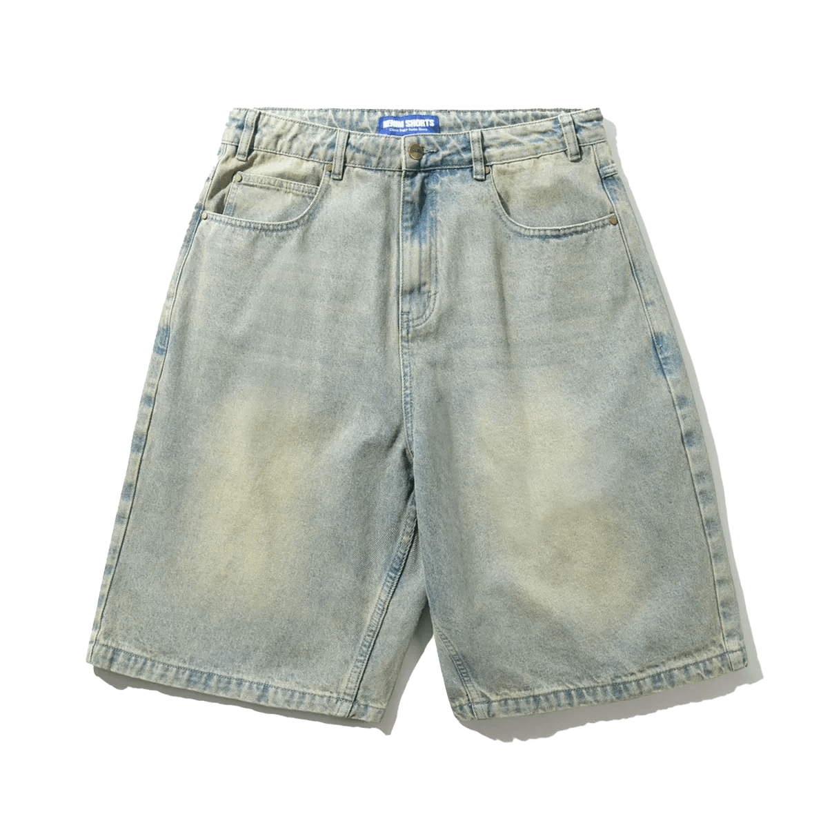 Butter Goods Scorpion Stitch Denim Shorts Blue - Gallery Streetwear