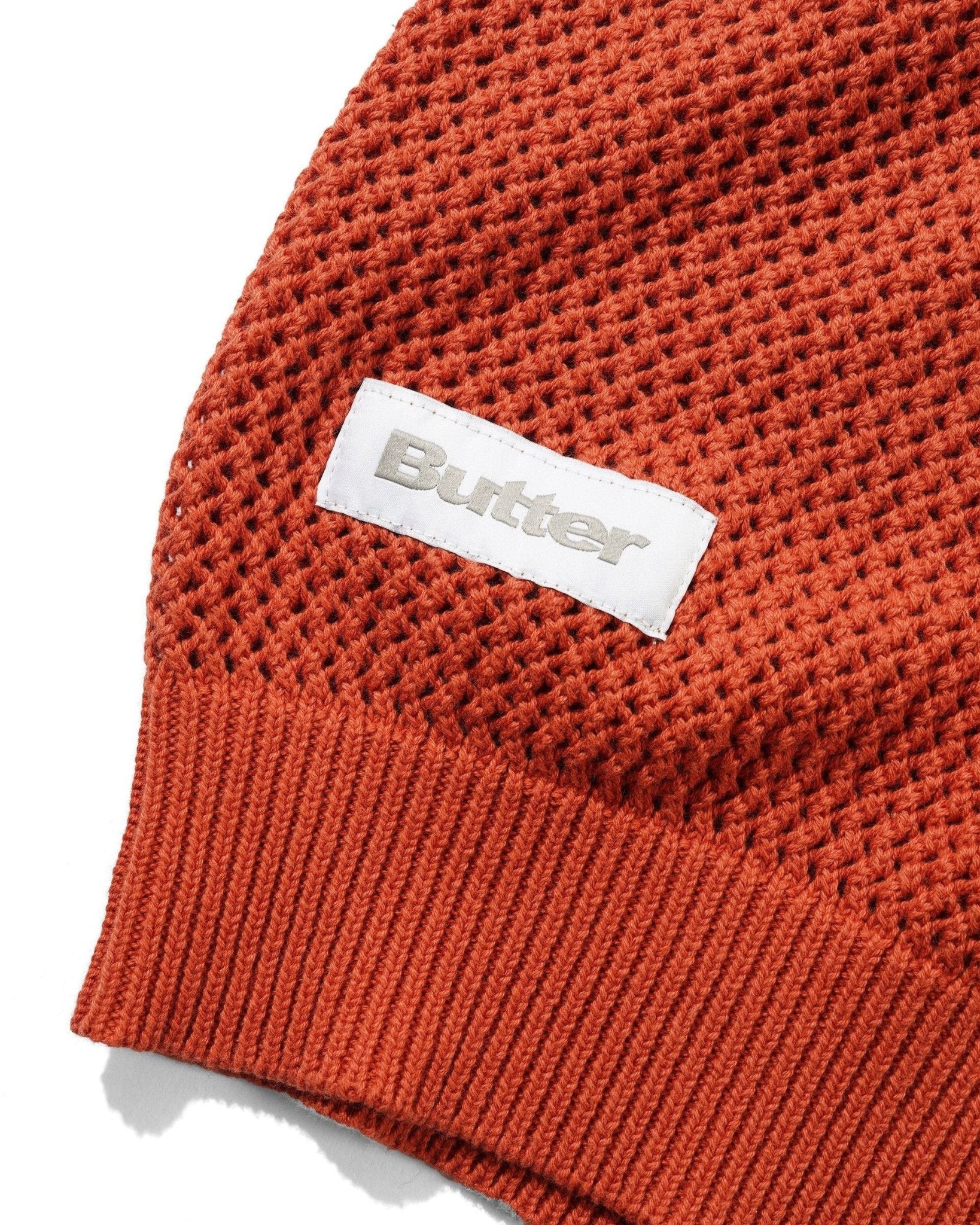 Butter Goods Scribble Knit Sweater – Burnt Orange - Gallery Streetwear