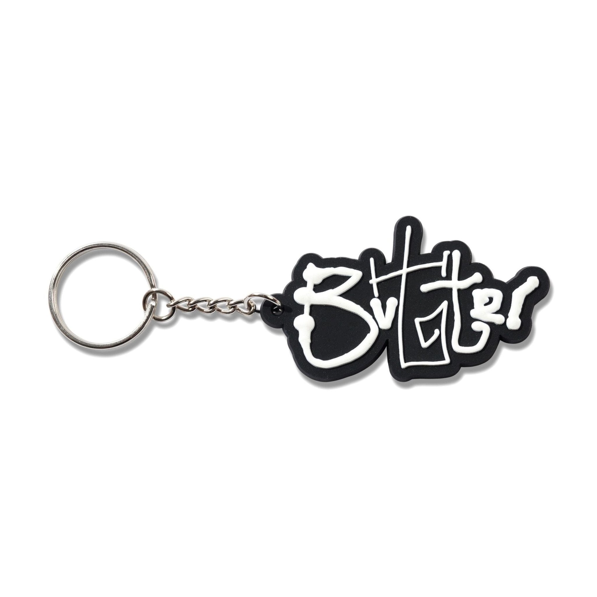 Butter Goods Scribble Rubber Key Chain – Black - Gallery Streetwear