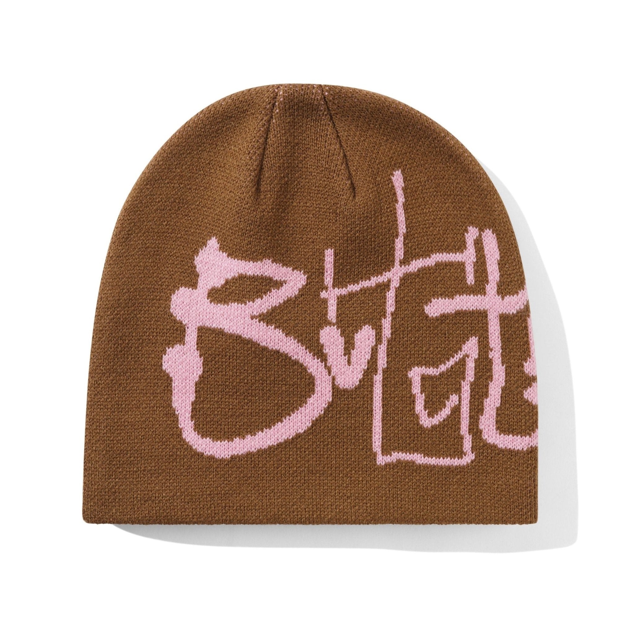 Butter Goods Scribble Skully Beanie – Brown - Gallery Streetwear