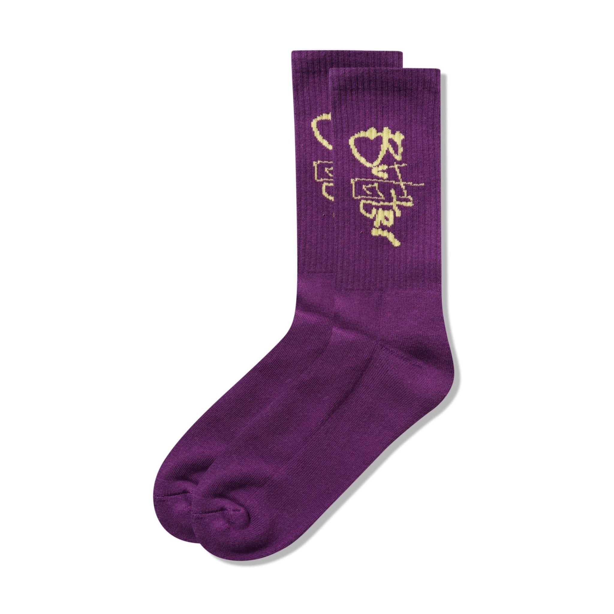 Butter Goods Scribble Socks – Crew Skate Socks - Gallery Streetwear