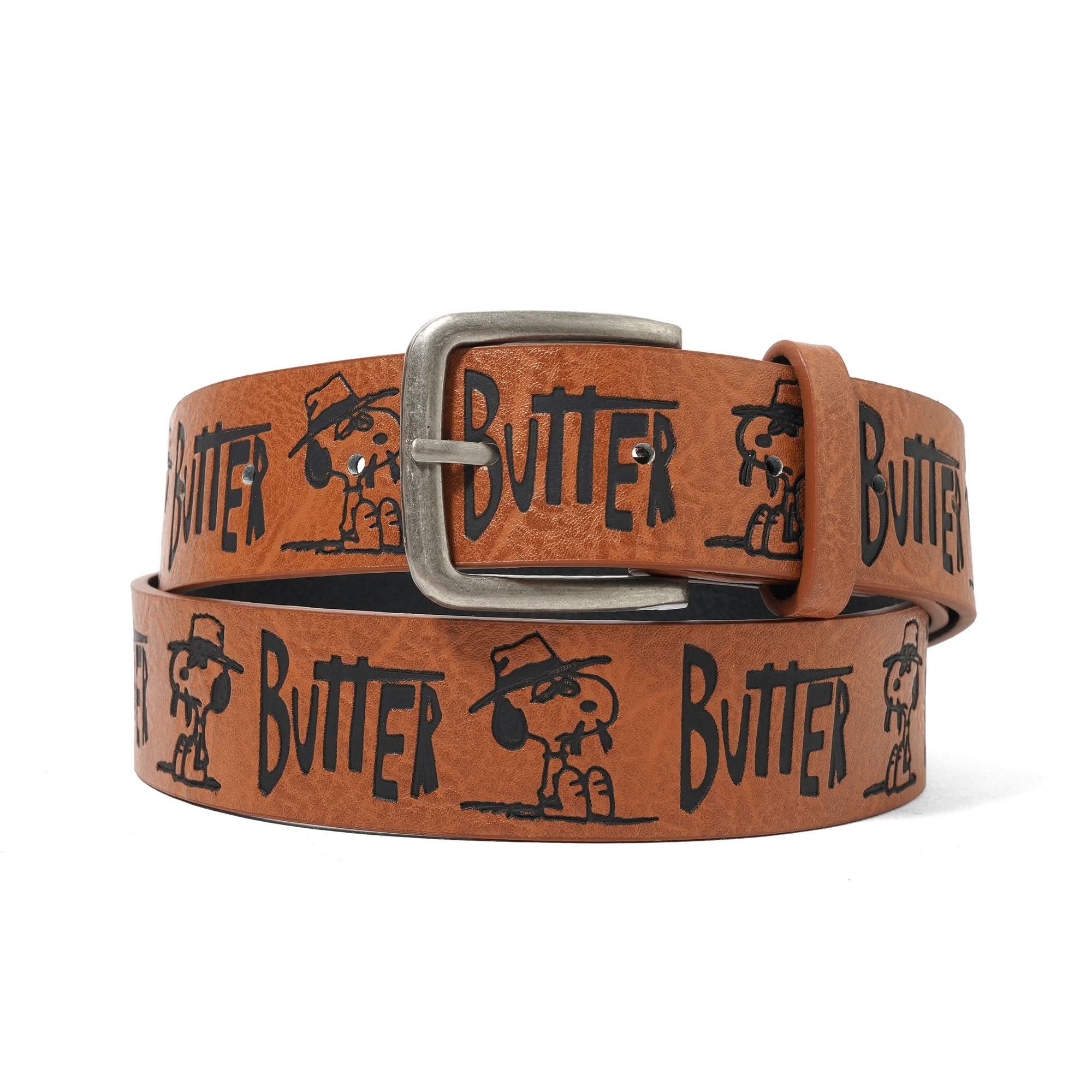 Butter Goods Spike Belt - Brown - Gallery Streetwear