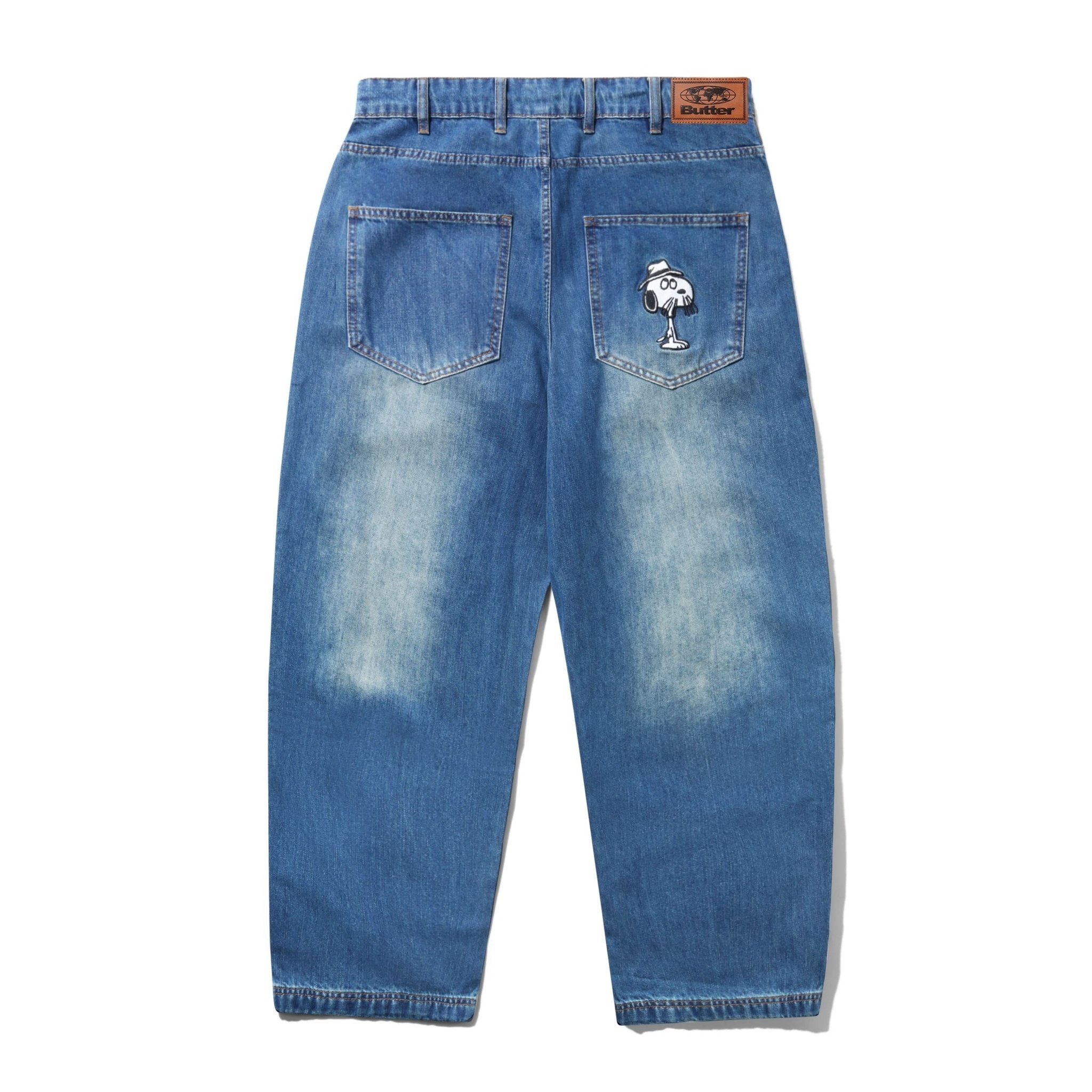 Butter Goods Spike Denim Jeans - Distressed Indigo - Gallery Streetwear