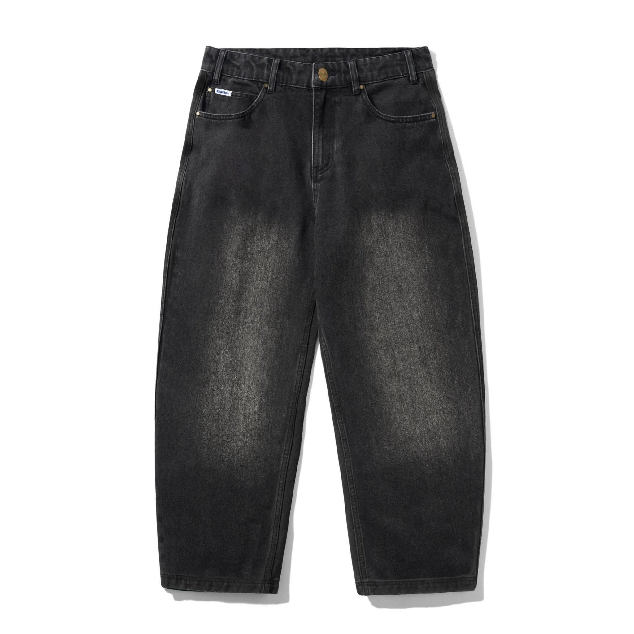 Butter Goods Spike Denim Jeans - Faded Black - Gallery Streetwear