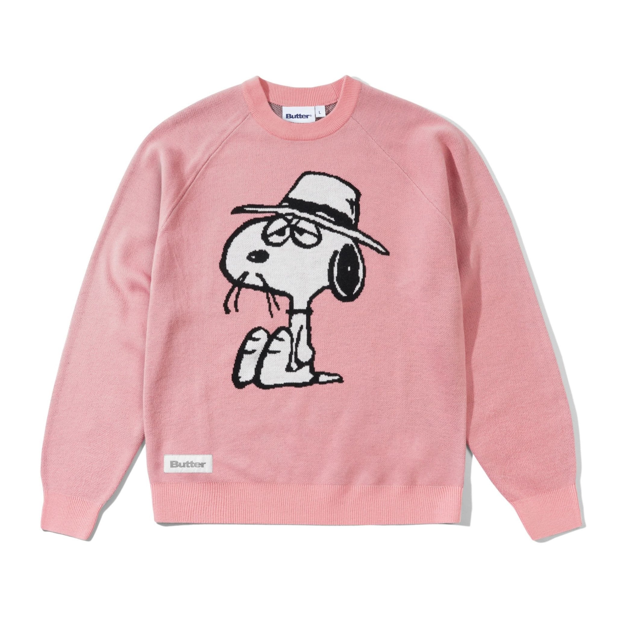 Butter Goods Spike Knit Sweater - Light Pink - Gallery Streetwear