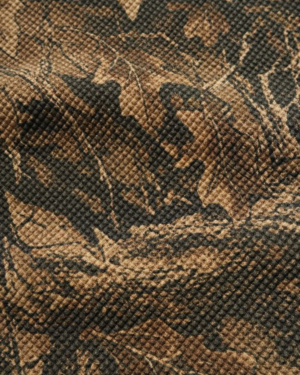 Butter Goods Waffle Long sleeve Top - Forest Camo - Gallery Streetwear