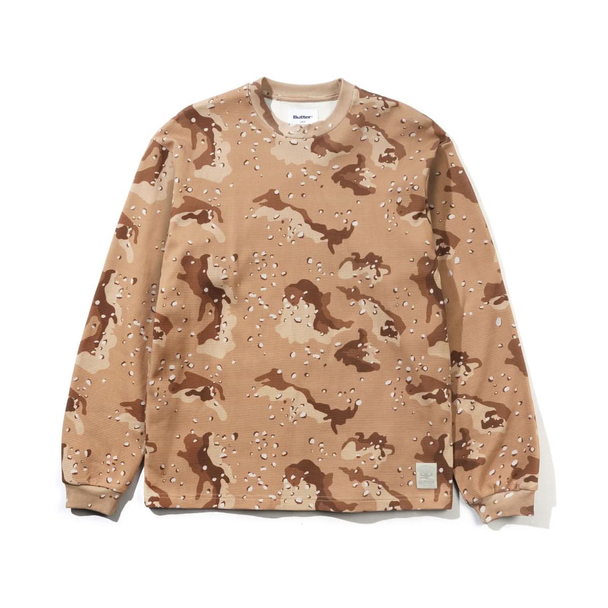 Butter Goods Waffle L/S Top – Camo - Gallery Streetwear