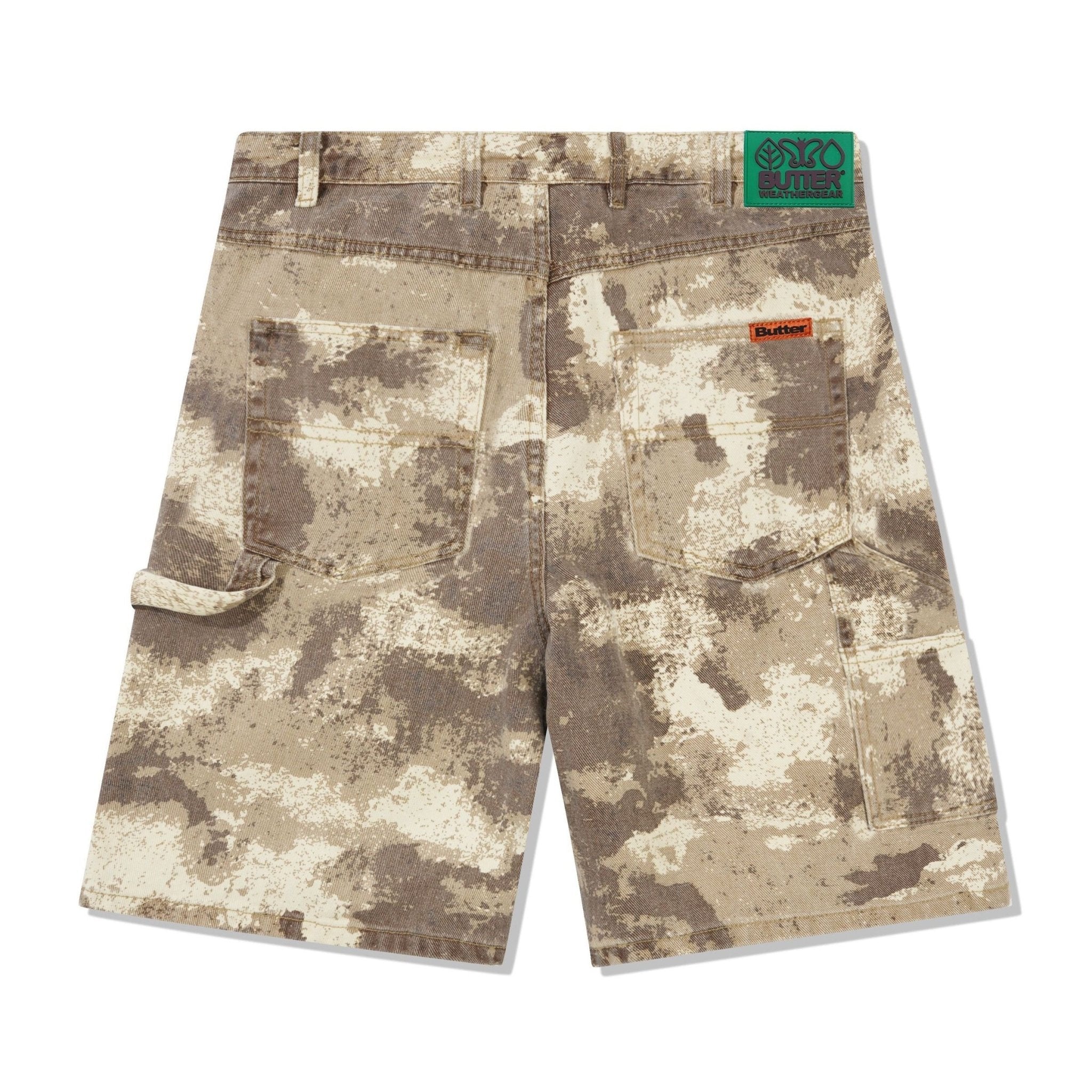 Butter Goods | Weathergear Denim Shorts – Camo Heavyweight Utility Skate Shorts - Gallery Streetwear