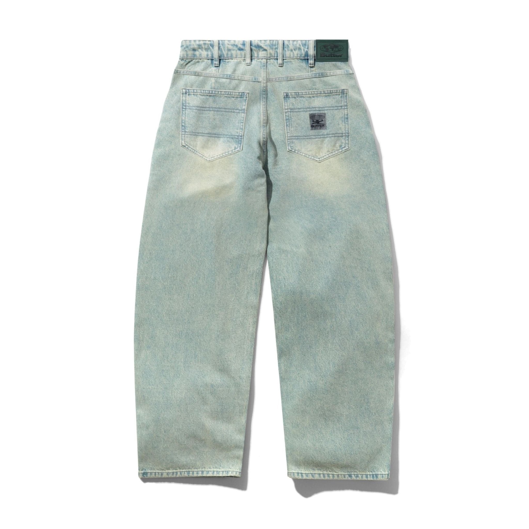 Butter Goods | Wide Cut Denim Jeans – Tinted Blue Wash - Gallery Streetwear