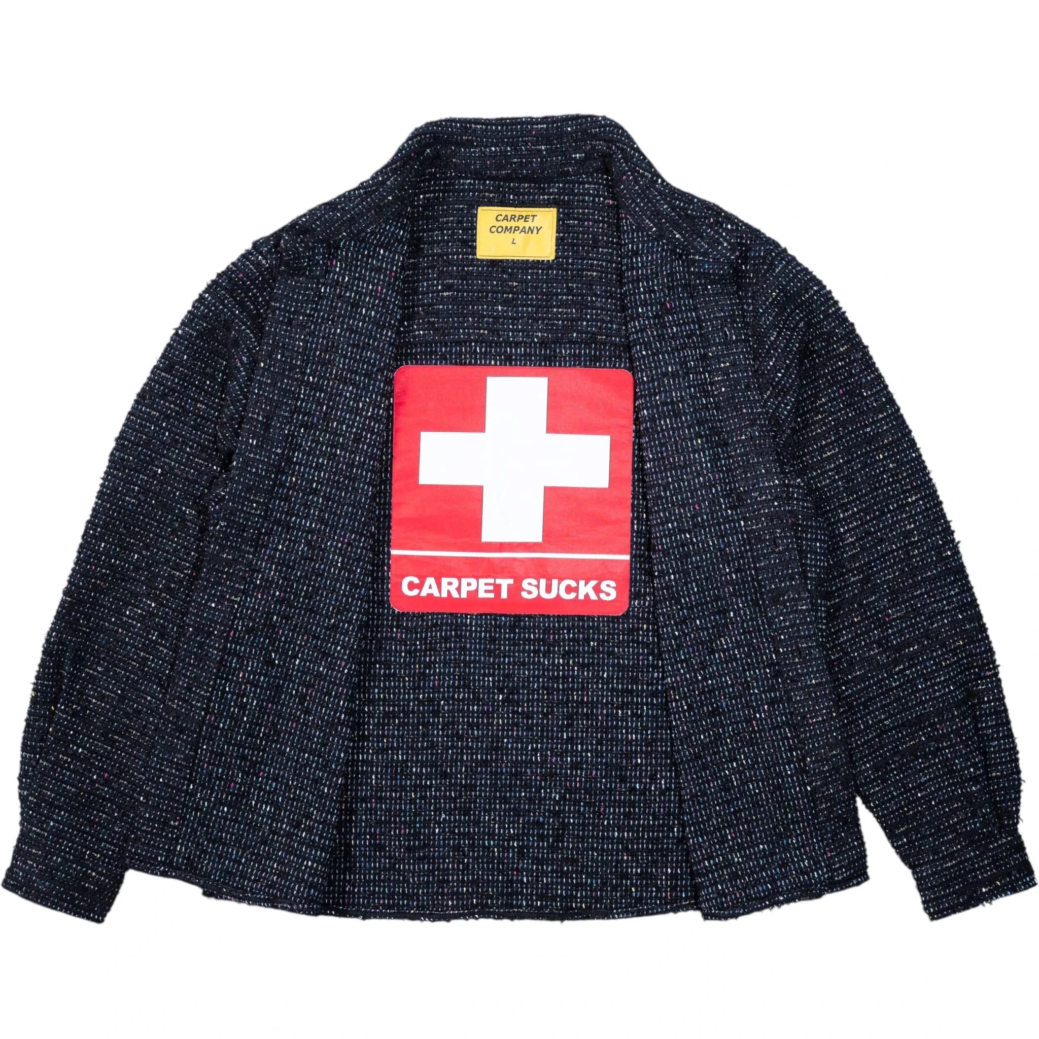 Carpet Company C - Star Basket Weave Button Up - Black - Gallery Streetwear