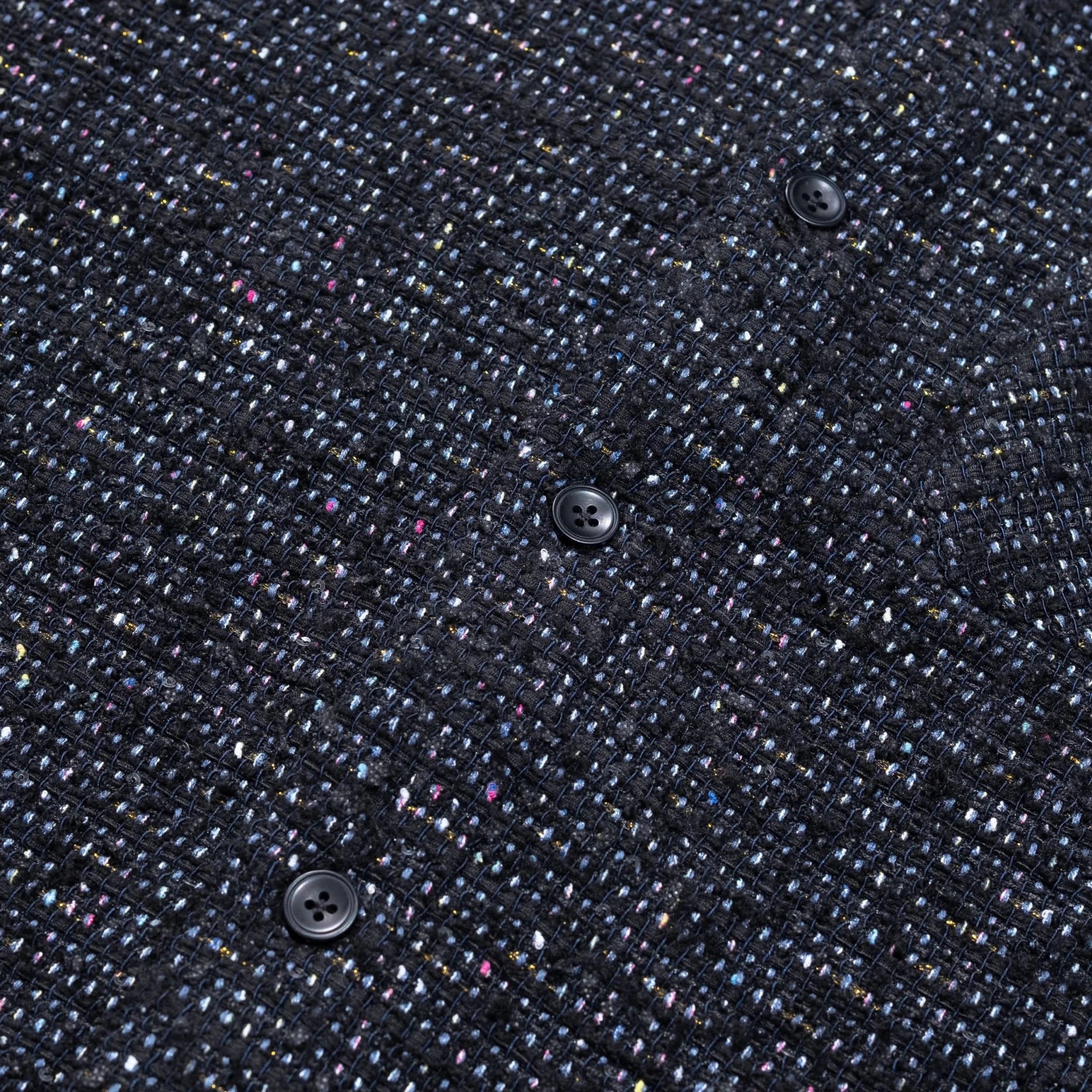 Carpet Company C - Star Basket Weave Button Up - Black - Gallery Streetwear