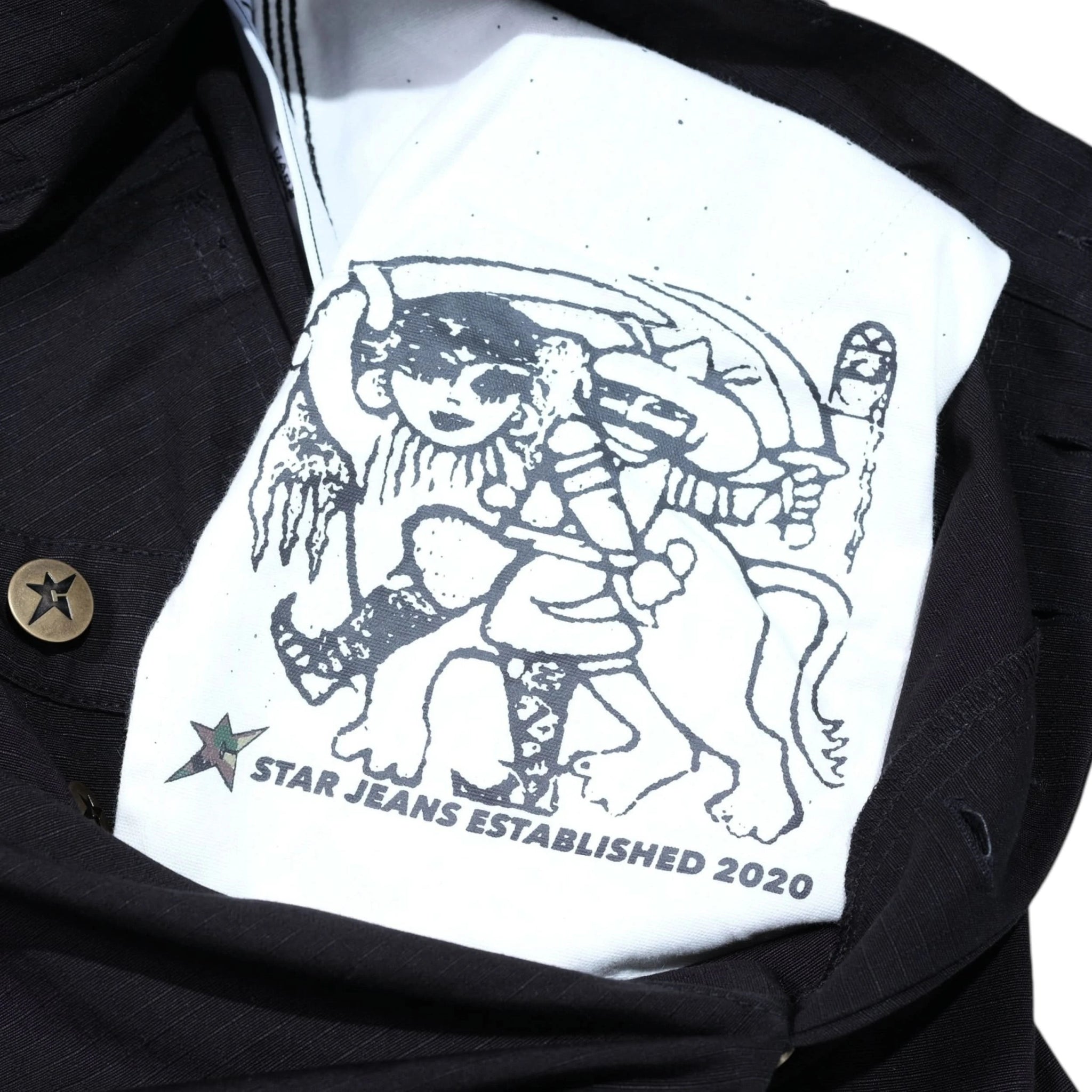 Carpet Company C - Star Cargo Pants – Black - Gallery Streetwear