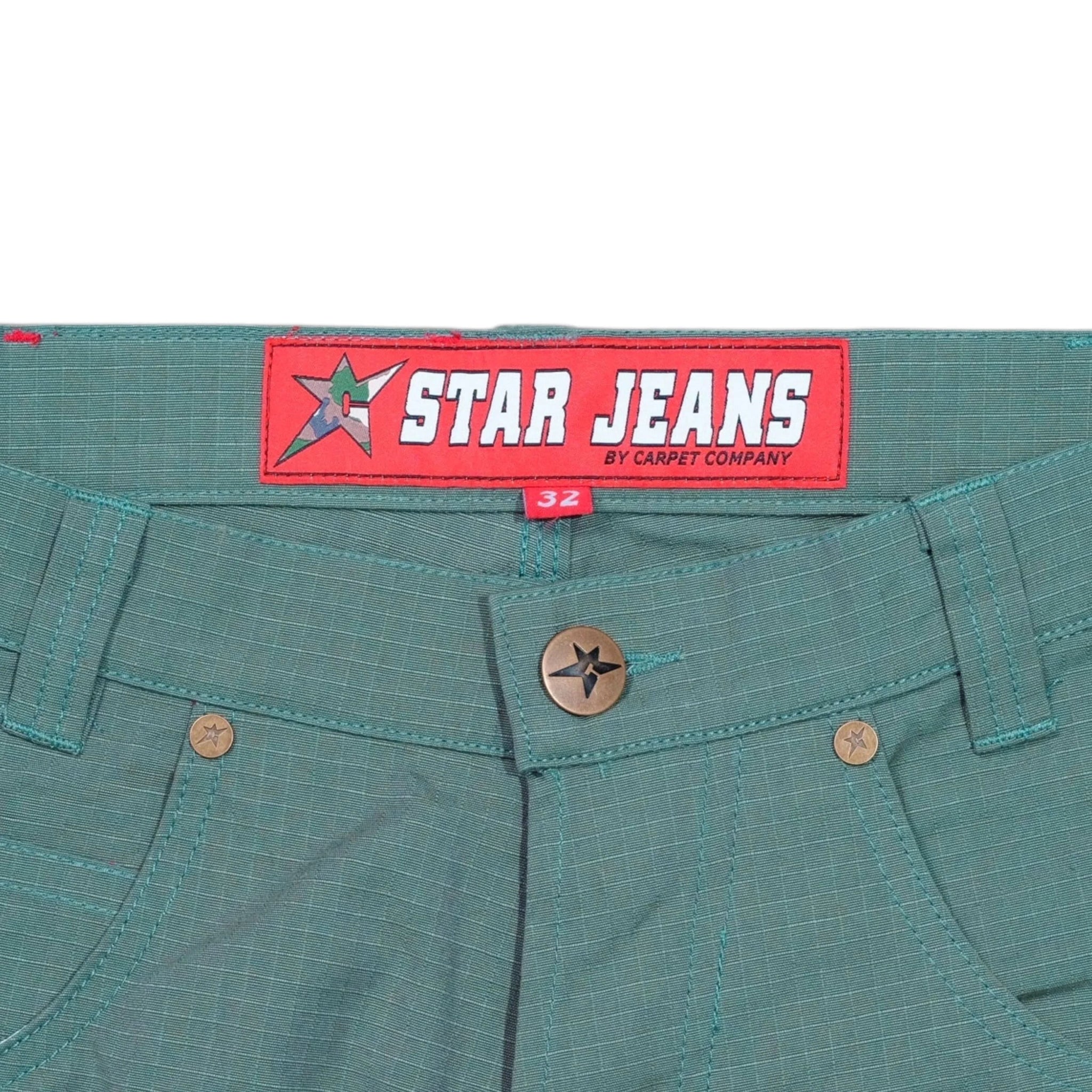Carpet Company C - Star Cargo Pants – Green - Gallery Streetwear